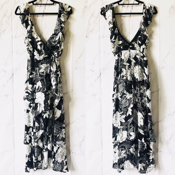 bardot summer maxi dress